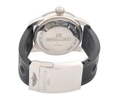 Breitling SuperOcean Heritage 42 A17321 Black Dial Auto SS Mens Watch Box Papers
