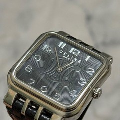 [Rare] Celine CELINE La Paris Set Black Women’s Watch