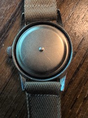 Hamilton U.S. Army Military Ordnance Department WW2 Watch 31mm Runs! NOS Strap