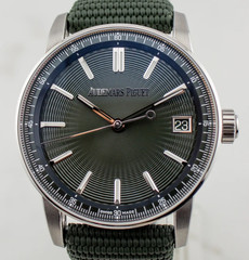 Audemars Piguet CODE 11.59 WATCH 15210ST.OO.A056KB.01 Green Dial FULL Set