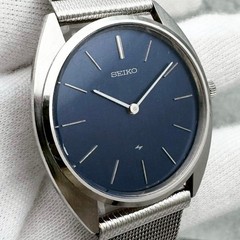 Made in ’74 Manual Wind Working Seiko Chariot Navy Dial 2220 0470