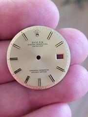 Rolex 100% genuine vintage Silver sigma 36 mm non Quick set 1601 dial
