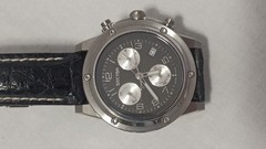 Sector 850 Chrono Quartz Water Resistant 10M 2651905015 Swiss Made Black Watch