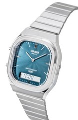 Casio Vintage Stainless Steel Sky Blue Dial Quartz AQ-240E-3A Unisex Watch
