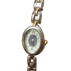 [Excellent Condition, Working] SEIKO Solar Women’s Watch, Two-Tone Color