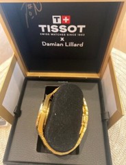 AUTOGRAPHED TISSOT SPECIAL EDITION DAMIAN LILLARD PRX AUTO 40MM GOLD PVD