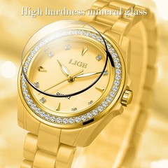 Luxury Fashion Ladies Watch Quartz Ceramic Waterproof Casual Women Wristwatch