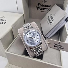 NEW Vivienne Westwood VV327LBLSL Little Wallace Ladies Stainless Steel Watch