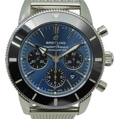 USED BREITLING Super Ocean Heritage B01 AB0162 Blue Men’s Watch #31218