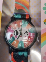 Djeco Flower Rainbow Girl Analog Watch Splash Resistant Kid Gift