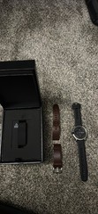 Garmin D2 Mach 1 Aviator GPS Smartwatch Oxford Brown Leather Band 010-02582-54
