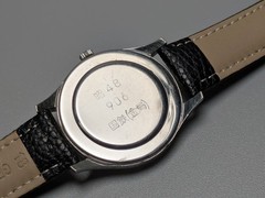 [New crystal] 1973 White Dial CITIZEN Homer second setting Rail watch #174
