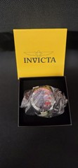 Invicta Aviator 48956 Men’s 50mm Gunmetal Watch Red White Blue Dial Camo Strap N