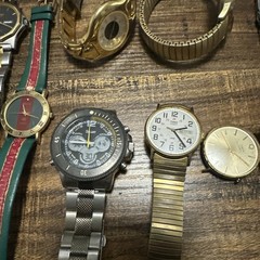 Vintage men and women gold filled plate wrist watch for parts or repair