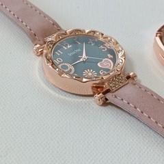Watch & Bracelet set Brass Plated One Size fits 7.5 in wrist Brass Plated