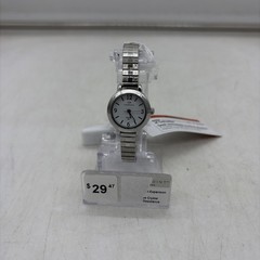 Timex Viewpoint CC3D83300, Women’s Silvertone Expansion Band Watch, Silver Dial