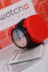 NEW LIMITED SWISS SWATCH BIG BOLD SO27B121 FUTURISTIC GREY GLOW 47MM WATCH GREEN