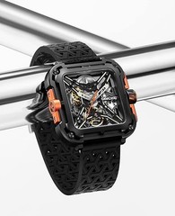 CIGA Design Automatic Mechanical Watch – X Series SUV Black Skeletonised
