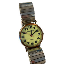 Philip Mercier Vintage Watch Luminous Easy Read Dial Quartz Glow in Dark UK