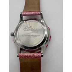 Disney Minnie Mouse Girls Pink Glitter Watch Water Resistant Needs Battery