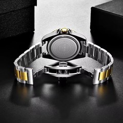 42MM LIGE Quartz Men’s Luxury Watch Dive 30M Waterproof Luminous Stainless NEW