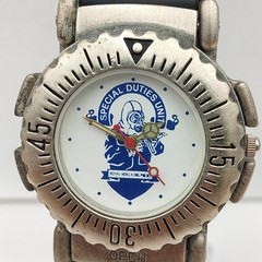Rare Royal Hong Kong Police SDU Flying Tigers Compass Watch !Dead battery