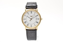 ▶️[N MINT] LONGINES L4.720.2 Grand Classic Presence Quartz Mens Watch Gold Dial