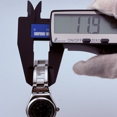 Swatch IRONY AG1999 Quartz Analog Black Dial Battery Replaced 24.5mm