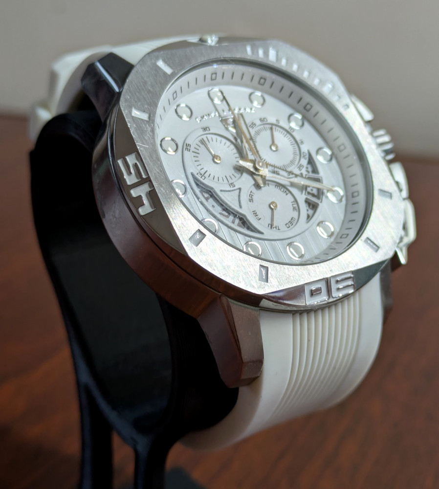Men’s Swiss Legend Scubador Chronograph Watch 10538S-02 Sapphitek 10ATM – 316LSS