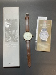 Atlas Pilot Watch Collection Leather 2518006 Squadron Hurry A9