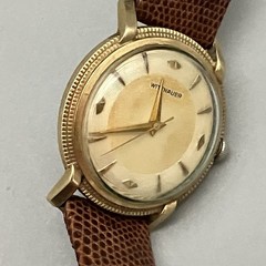 Vintage Wittnauer Coin Edge Bezel 10k Gold Filled