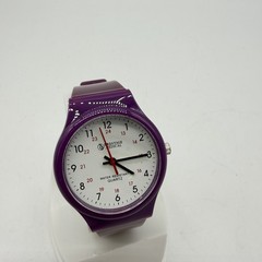 Prestige Medical student scrub watch water-resistant plastic strap -Purple