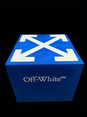 Off-White Time “No Grid” Silver Blue Dial Quartz Men’s Watch