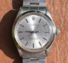 Vintage ROLEX 1002 Oyster Perpetual Rare Pale Indigo SIGMA Dial Watch
