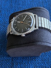 Vintage 1970s Timex Electric Dynabeat | Brown Sunburst | RUNNING | New Battery