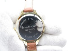 Women Francesca’s Geometric Analog Dial Causal 43mm Round Watch (D878)