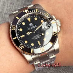 Bliger 40mm New Japan NH35A Unidirectional rotation Creamic bezel Men’s watch