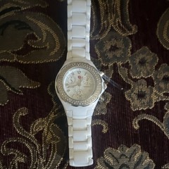 TechnoMarine Cruise Lady Chrono Ceramique Quartz Chronograph 37mm 200m White