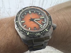 Zelos HAMMERHEAD V3 300M BURNT ORANGE Stainless Steel