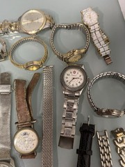 Large Watch Lot Untested 40 Watches