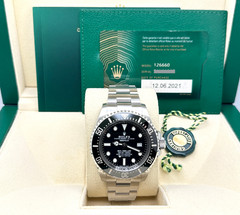 Rolex Sea Dweller Deepsea 126660 44mm Black Dial Stainless Steel Box Papers