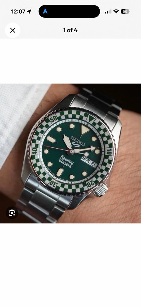 PRESALE Seiko 5 Sports x Rowing Blazers SRPM21 Limited Edition Racing Green
