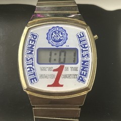 Vintage Digital Quartz Wrist Watch Penn State University – Works NEW BATTERY