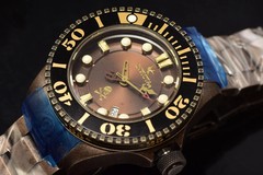 Invicta Mens 47mm Disney Pirates of the Caribbean L.E. AUTOMATIC Brown SS Watch