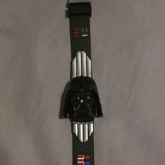 Disney Star Wars Darth Vader Unisex Kids Quartz Analog Watch Black Plastic