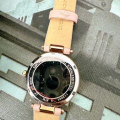 Michael Kors MK6808 Parker Three-Hand Blush Leather Watch