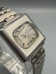 Vintage Seiko 5 Automatic 6319 Japan 21 Jewels Cream Dial Day Date 1970s