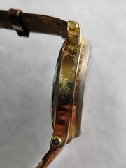 Futura Watch Women 29mm Gold Tone Floating Charms Moon Star New Battery 7.5″ #14