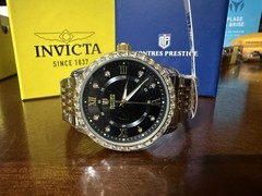 MPW-0240 – Montres Prestige X Invicta Men’s Watch – 45mm, Gold, Steel (MPW-0240)