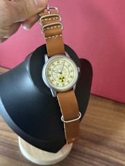 Raketa Watch Radiation Mechanical Military Wrist Russian Vintage Soviet USSR Men
